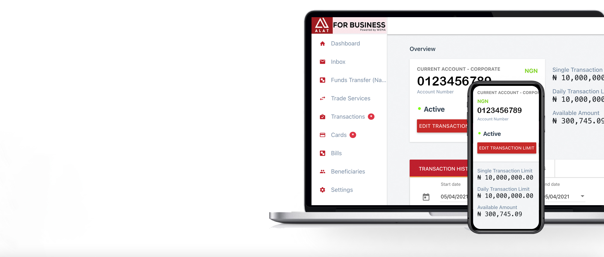 Open a Business account on alat by wema